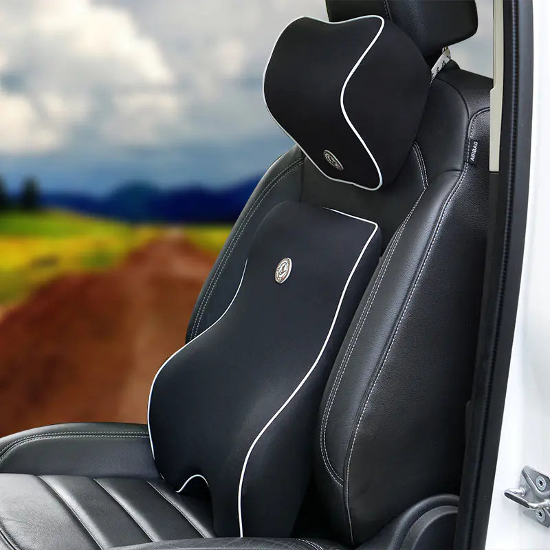 Memory Foam Car Lumbar Support Cushion Set (New)