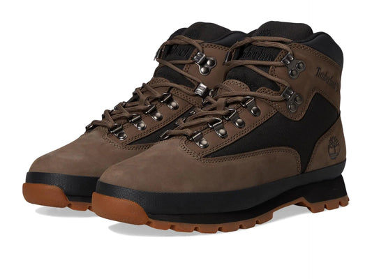 Timberland Mens Euro Hiker Leather Boot Hiking Brown Nubuck W Beige 11.5 Wide