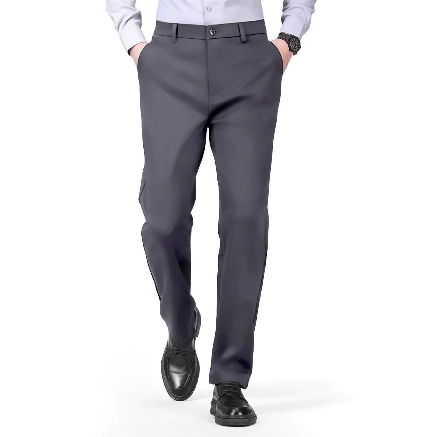 Fliwos Slimastrouser Mens Stretch Dress Pants Mens Casual Classic Fit Golf Work Suit Pants Lightweight Flat Front Pants