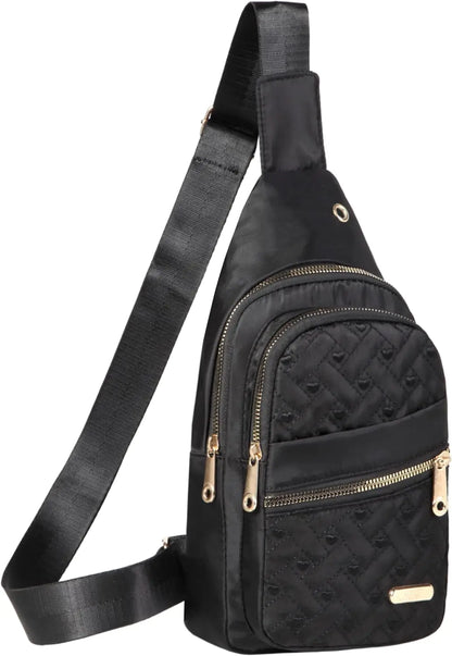 Crossbody Sling Backpack Sling Bag for Women Small Chest Bag Daypack Fanny Pack Cross Body Bag for Sports Hiking