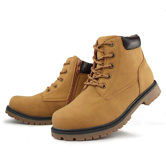 Hawkwell Kids Classic Zipper Waterproof Comfort Work Boot(Toddler/Little Kid/Big Kid) Tan-1 PU 10 M US