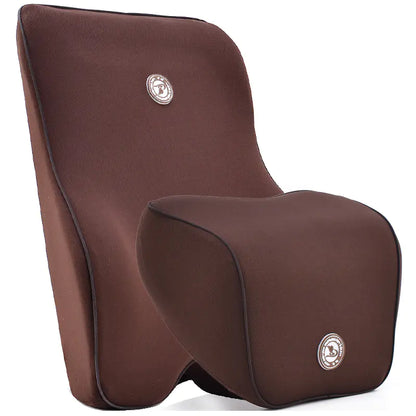 Memory Foam Car Lumbar Support Cushion Set (New)