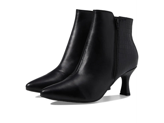 Clarks Womens Kataleyna Glow Ankle Boot Black Leather 10