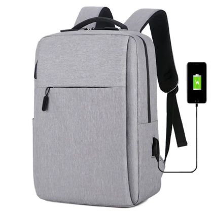 Men's Casual Business USB Backpack for Travel & School