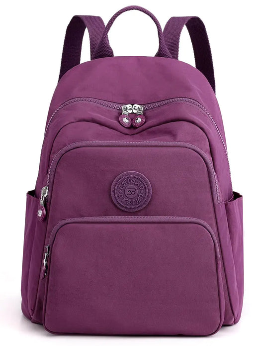 Collsants Small Nylon Backpack for Women Mini Backpack Purse Ladies Fashion Backpack Small Travel Bag Daypack(purple)