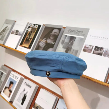 All-Match Women's Black Octagonal Beret